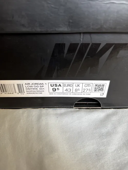 【$49 High Cost Effective】Air Jordan 1 Retro Low OG SP Travis Scott Black Phantom DM7866-001 review 