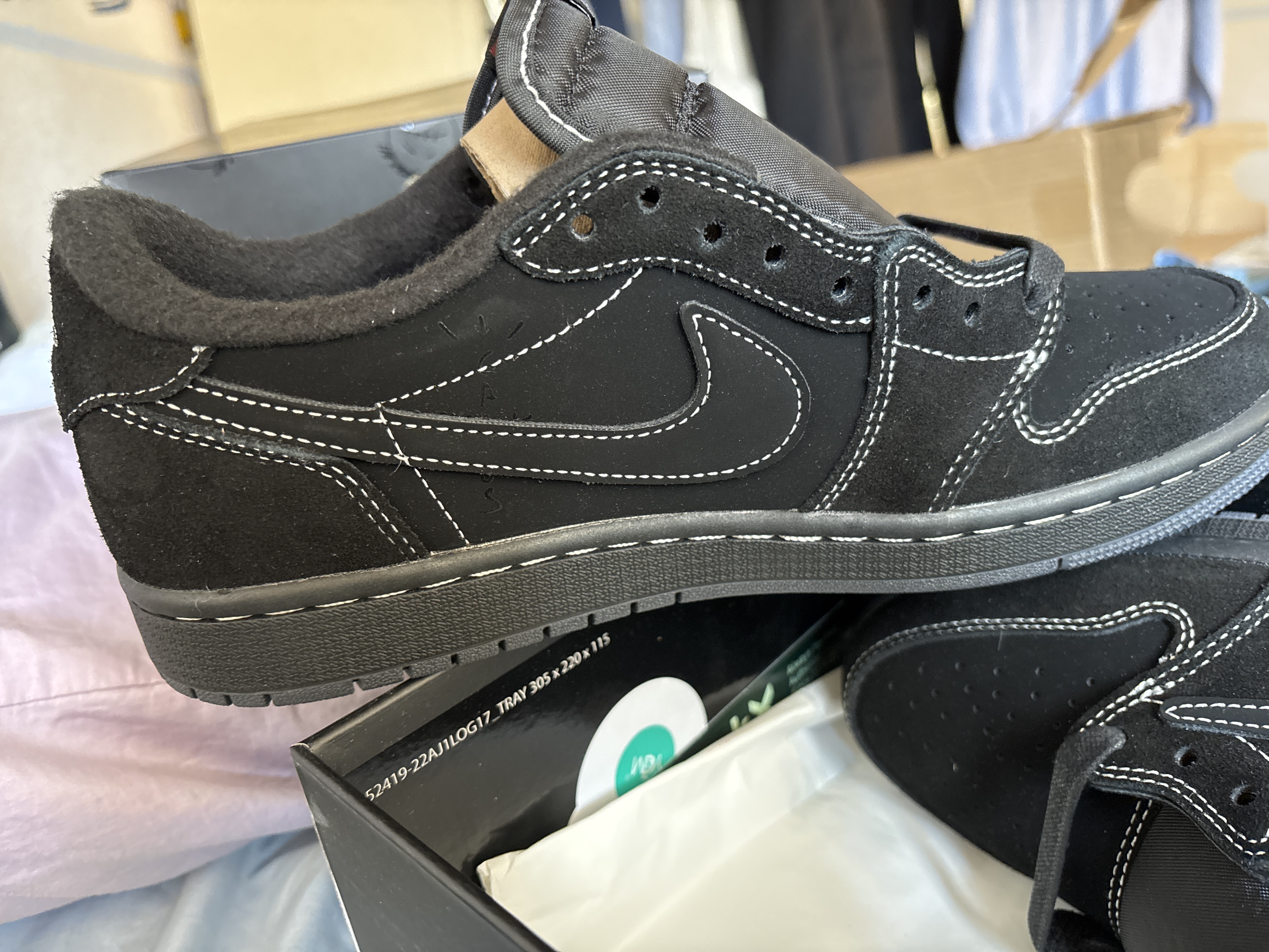 【$59 High Cost Effective】Air Jordan 1 Retro Low OG SP Travis Scott Black Phantom DM7866-001 review Max 03