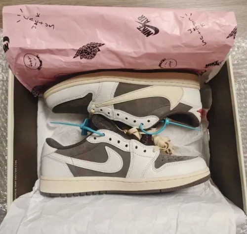 H12 Batch Air Jordan 1 Retro Low OG SP Travis Scott Reverse Mocha DM7866-162  review 