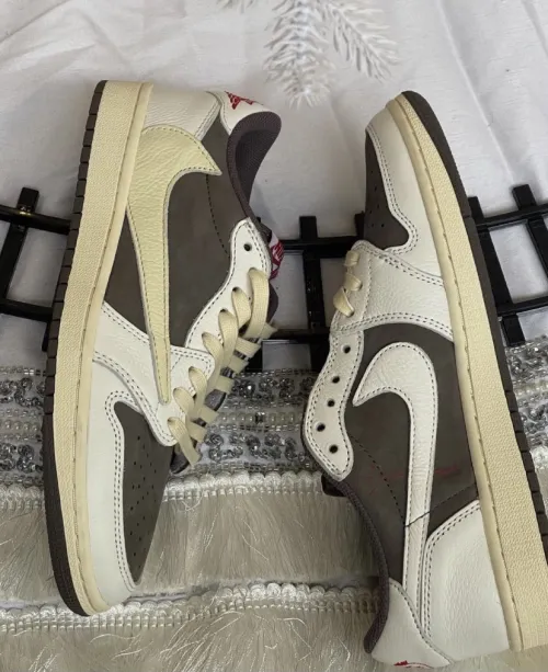 H12 Batch Air Jordan 1 Retro Low OG SP Travis Scott Reverse Mocha DM7866-162  review 