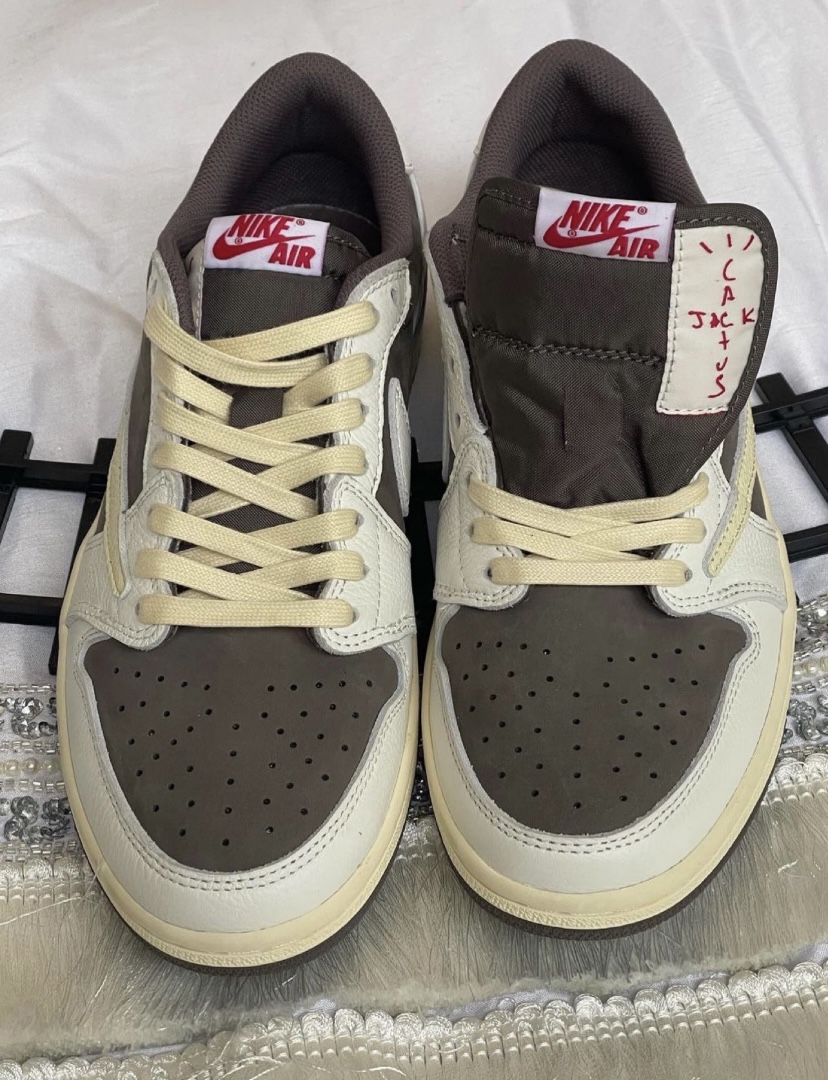 H12 Batch Air Jordan 1 Retro Low OG SP Travis Scott Reverse Mocha DM7866-162  review Da'Realis Hampton 01