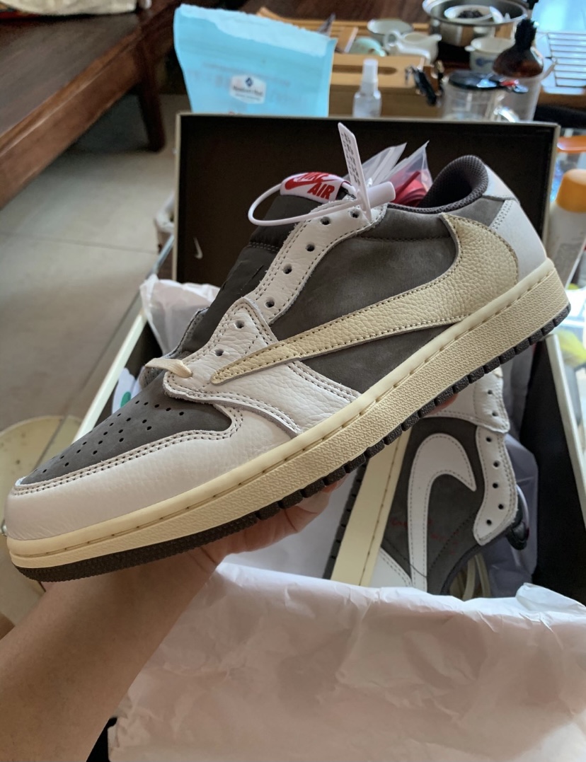 H12 Batch Air Jordan 1 Retro Low OG SP Travis Scott Reverse Mocha DM7866-162  review Sencere Chandler