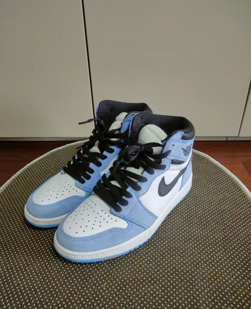 PK God Batch Air Jordan 1 Retro High White University Blue Black 555088-134 review Bently Franks