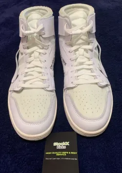 PK God Batch Nike Jordan 1 Retro High Off-White White AQ0818-100 review Jesus E. 01
