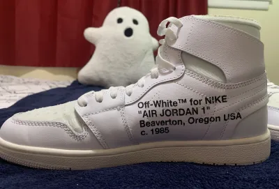 PK God Batch Nike Jordan 1 Retro High Off-White White AQ0818-100 review Jesus E. 03