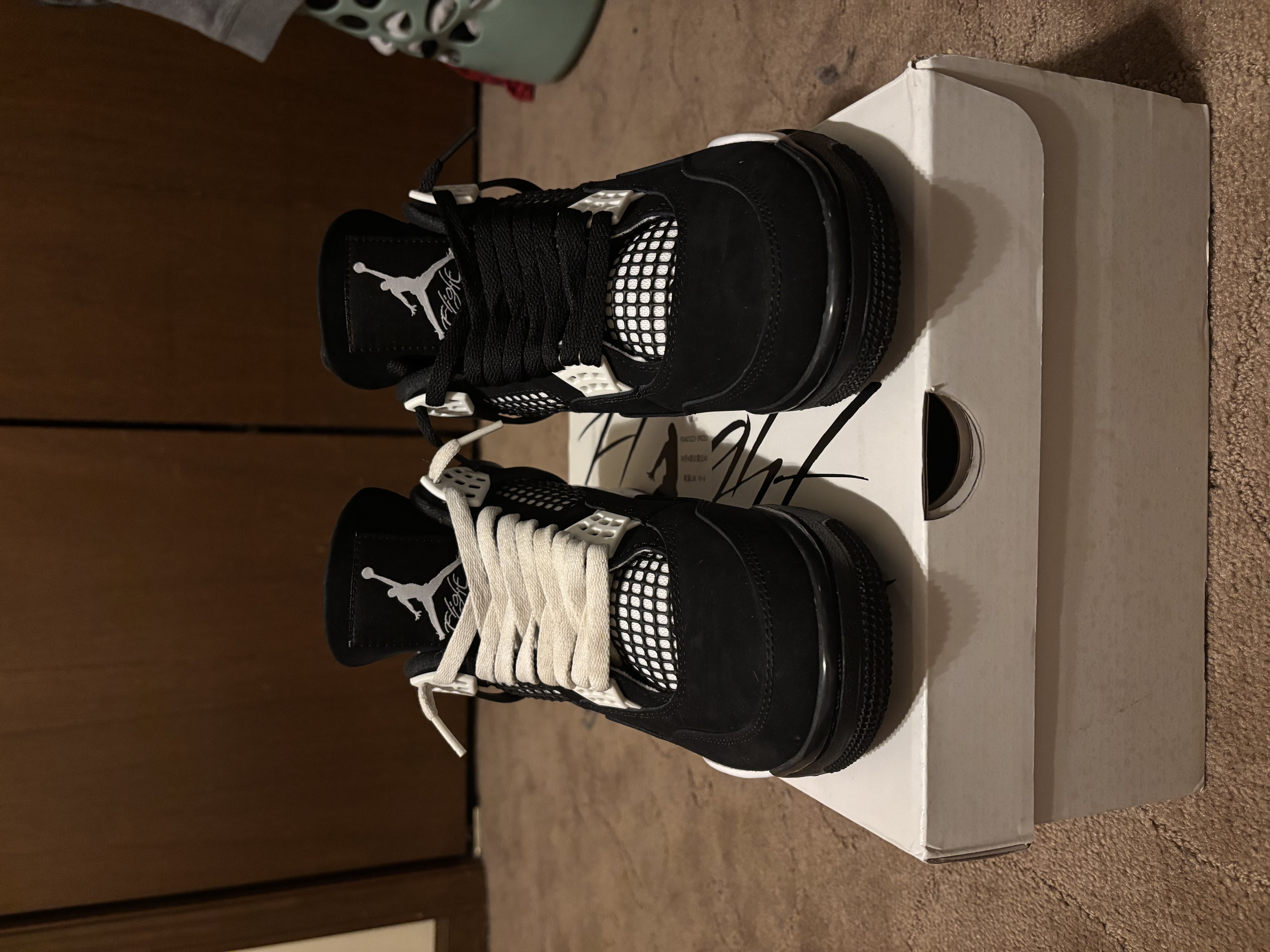 【Top PK Version】PK God Batch Nike Air Jordan 4 Retro White Thunder FQ8138-001 review Matthew Amezcua 00