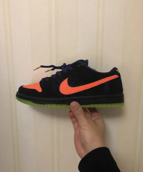 LJR Batch Nike SB Dunk Low Night of Mischief Halloween  BQ6817-006 review 
