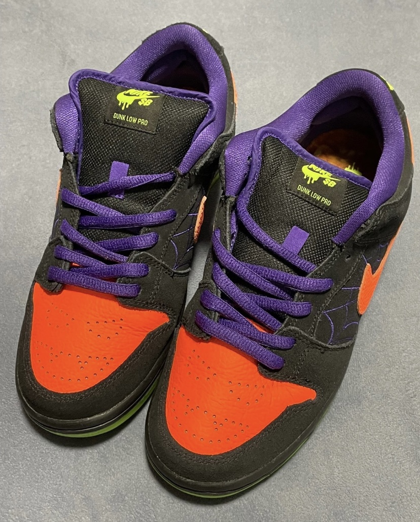 LJR Batch Nike SB Dunk Low Night of Mischief Halloween  BQ6817-006 review Daniel Cosmin Patrut