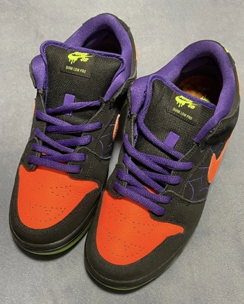 LJR Batch Nike SB Dunk Low Night of Mischief Halloween  BQ6817-006 review 