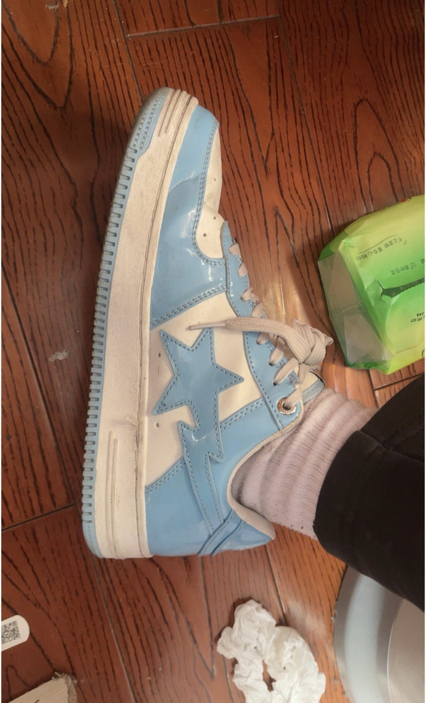 A Bathing Ape Bape Sta Low White Blue 1M70-191-001 review Adrien Collins