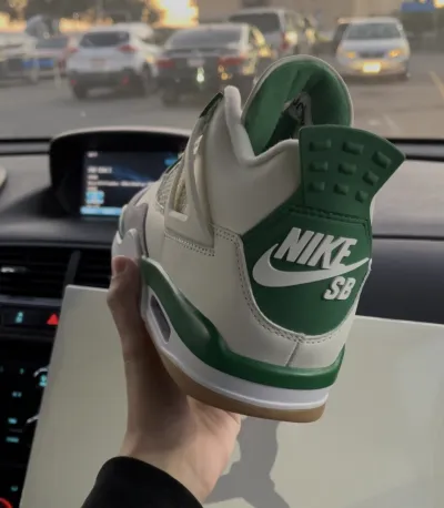 PK God Batch Jordan 4 Retro SB Pine Green DR5415-103 review HC 02