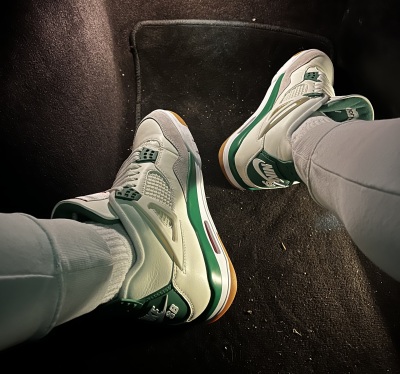 PK God Batch Jordan 4 Retro SB Pine Green DR5415-103 review HC 03