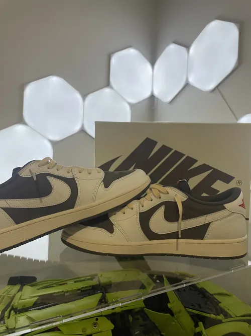 H12 Batch Air Jordan 1 Retro Low OG SP Travis Scott Reverse Mocha DM7866-162  review 