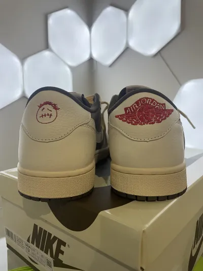 H12 Batch Air Jordan 1 Retro Low OG SP Travis Scott Reverse Mocha DM7866-162  review Quality is amazing 02