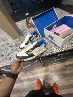 【$59 High Cost Effective】Air Jordan 1 Retro Low OG SP Fragment x Travis Scott DM7866-140 review Phantom 01