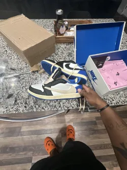 【$49 High Cost Effective】Air Jordan 1 Retro Low OG SP Fragment x Travis Scott DM7866-140 review Phantom 02
