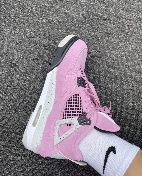 PK God Batch Air Jordan 4 Orchid AQ9129-501 review 