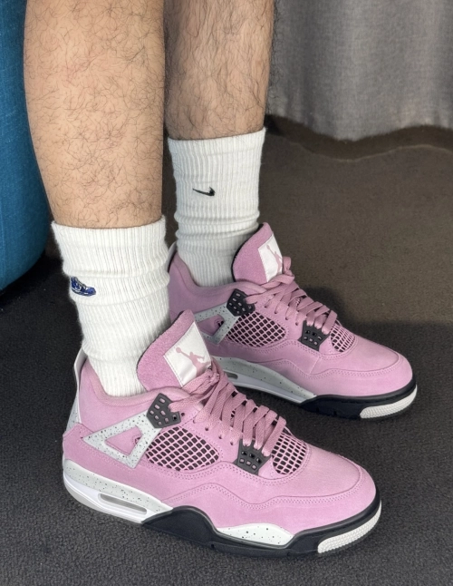 PK God Batch Air Jordan 4 Orchid AQ9129-501 review 