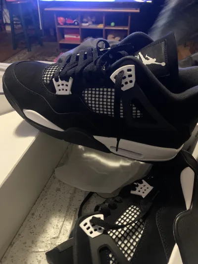 PK God Batch Nike Air Jordan 4 Retro White Thunder FQ8138-001 review Ezra 01