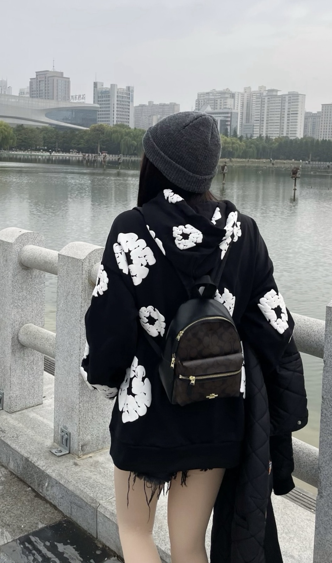Denim Tears The Cotton Wreath Hoodie Black SS23 review Jiamo Zhou