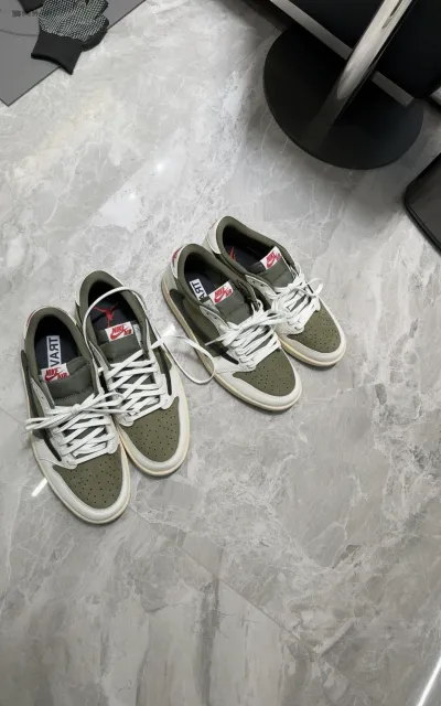PK God Batch Air Jordan 1 Retro Low OG SP Travis Scott Medium Olive DM7866-200 review Vít Dvořák
