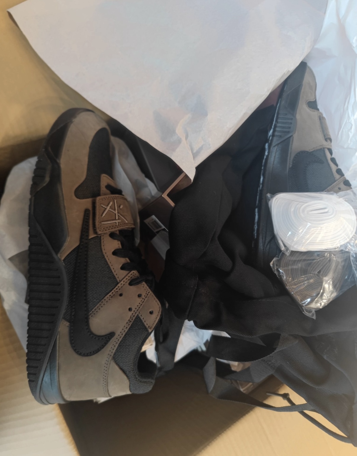PK God Batch Jordan Jumpman Jack TR Travis Scott Dark Mocha FZ8117-204 review Caden Jackson