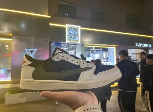 PK God Batch Air Jordan 1 Retro Low OG SP Travis Scott Olive (W) DZ4137-106 review 