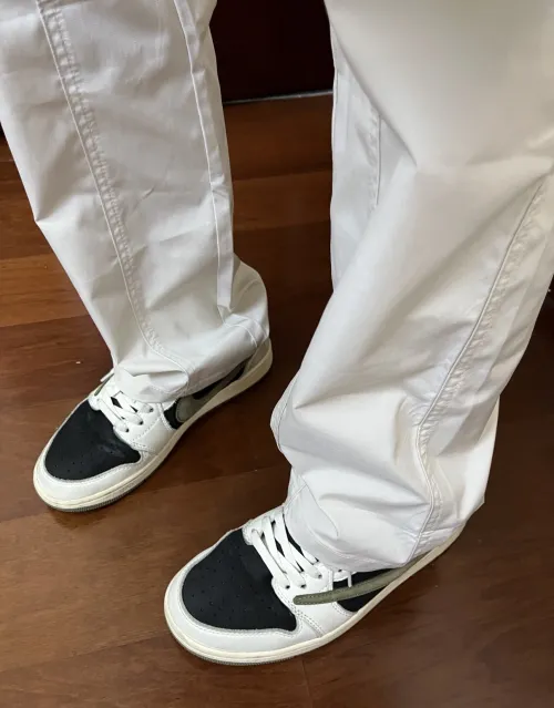 PK God Batch Air Jordan 1 Retro Low OG SP Travis Scott Olive (W) DZ4137-106 review 