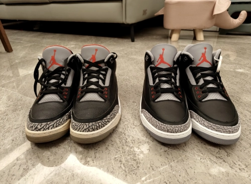 PK God Batch Air Jordan 3 Retro OG 'Black Cement' DN3707-010 review 