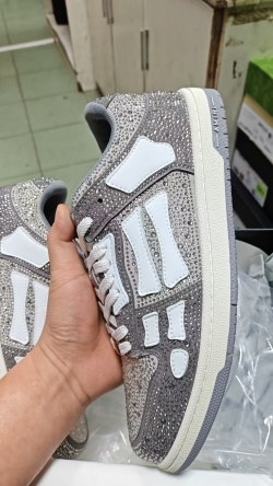 Amiri Gray Crystal Skel Top Low Sneakers PB380241127 review stockxkicks 05