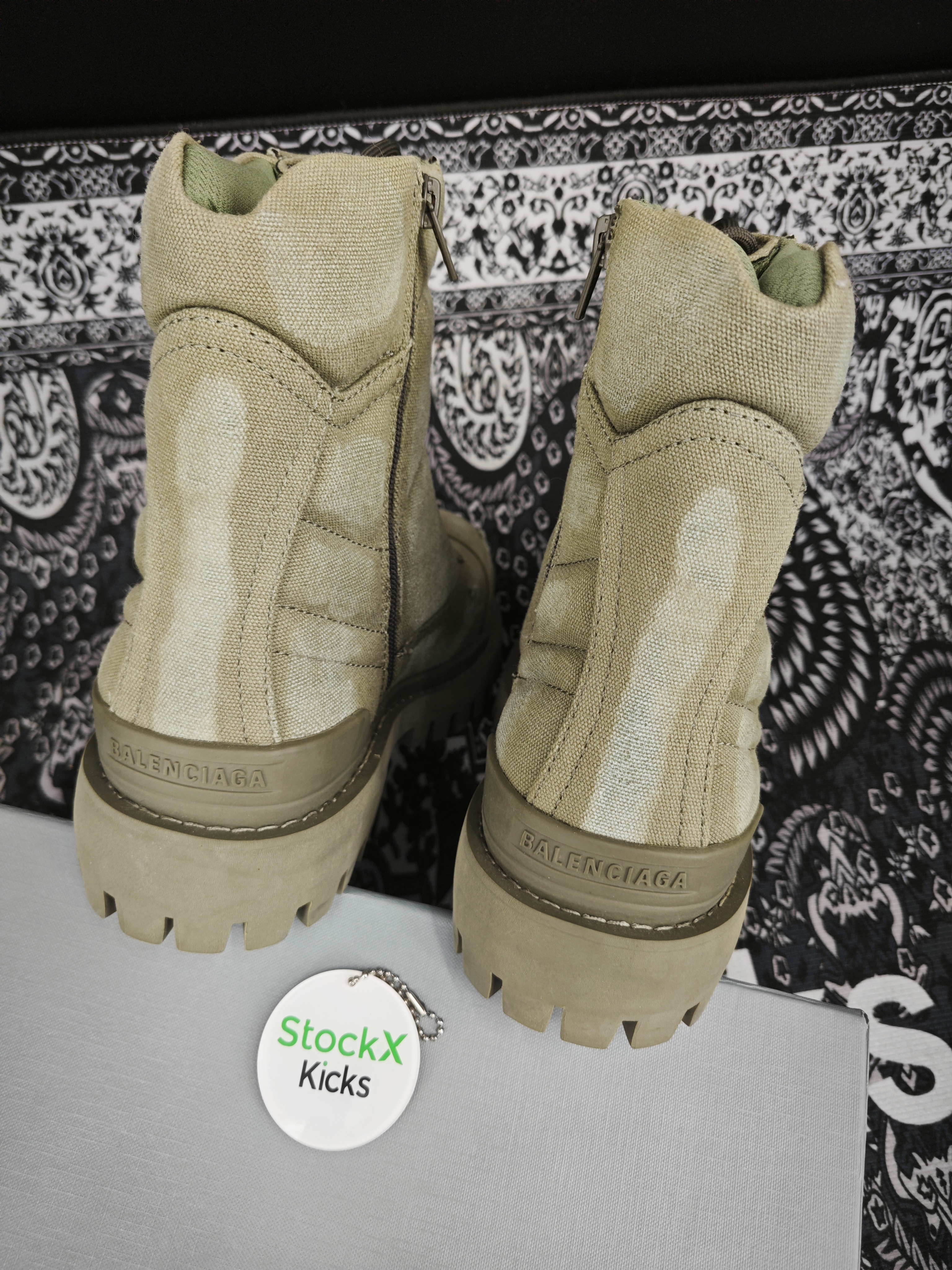 Balenciaga Strike Military Green review stockxkicks 02