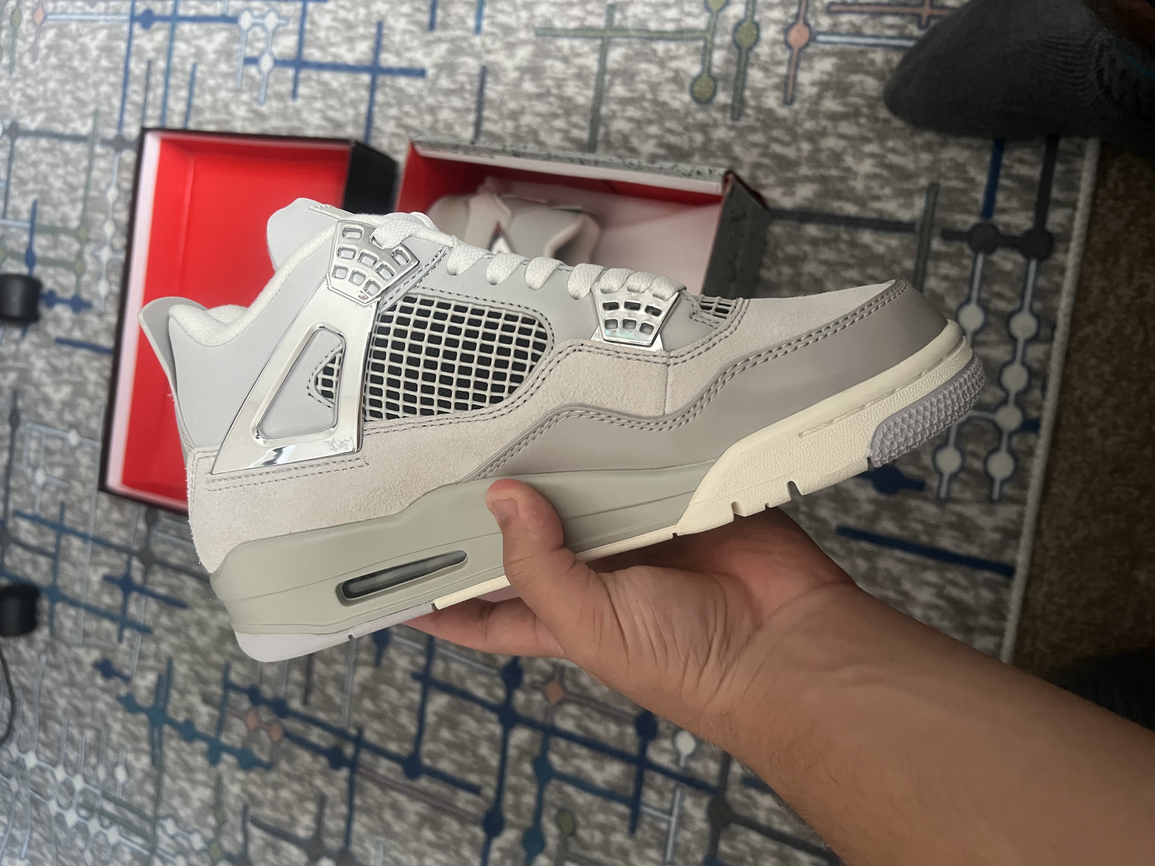 Special offer Batch Air Jordan 4 Retro Frozen Moments AQ9129-001 review frozen moments 02