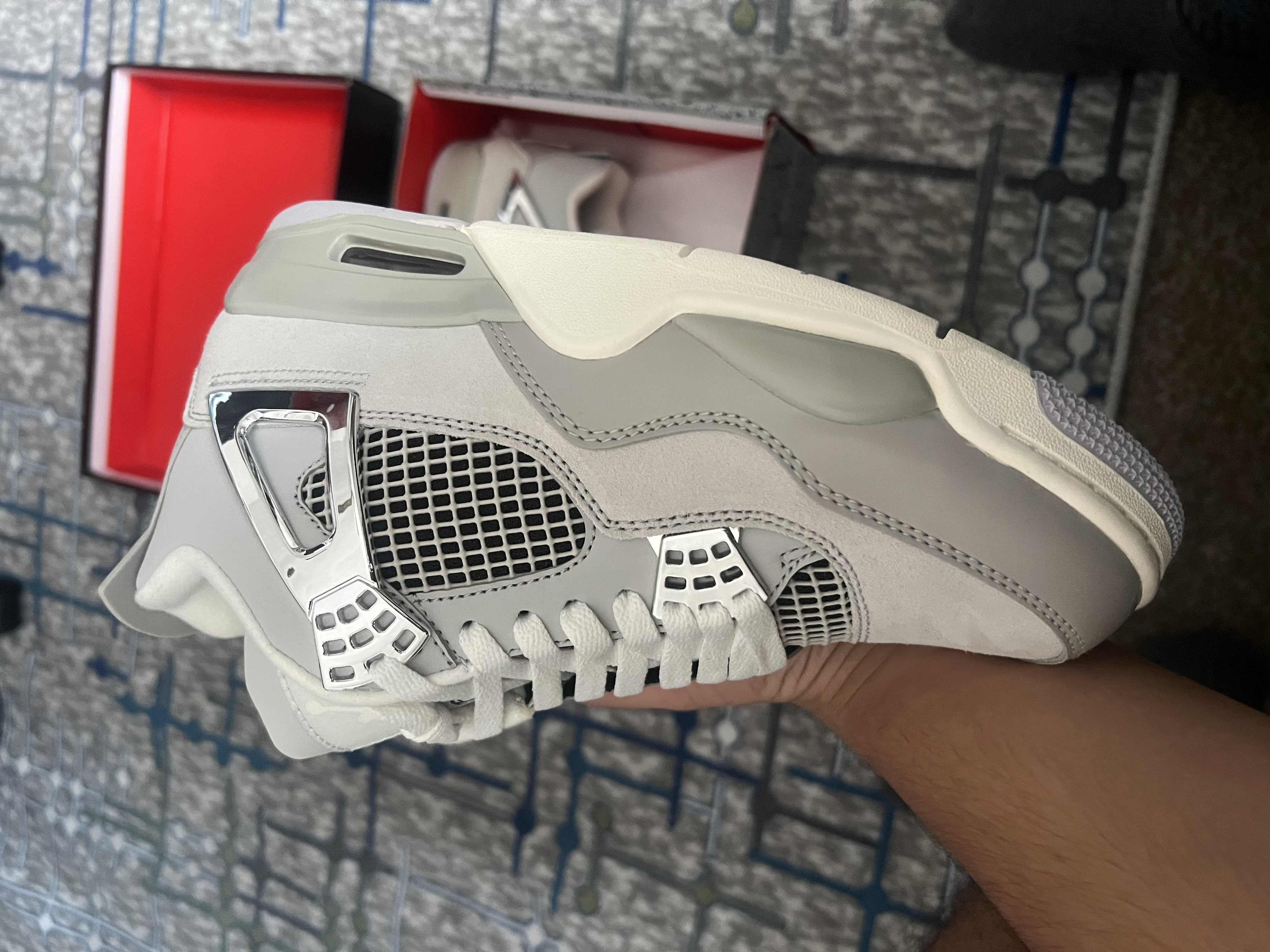 Special offer Batch Air Jordan 4 Retro Frozen Moments AQ9129-001 review frozen moments 03