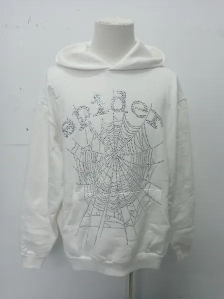 Sp5der OG Rhinestone Hoodie White YZ EG938 review stockxkicks 02