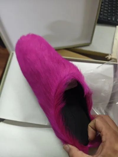 MARNI FUCHSIA Pink Fussbett Sabot Loafers Slide SBMR000600P412200C57 review brad lamoureaux