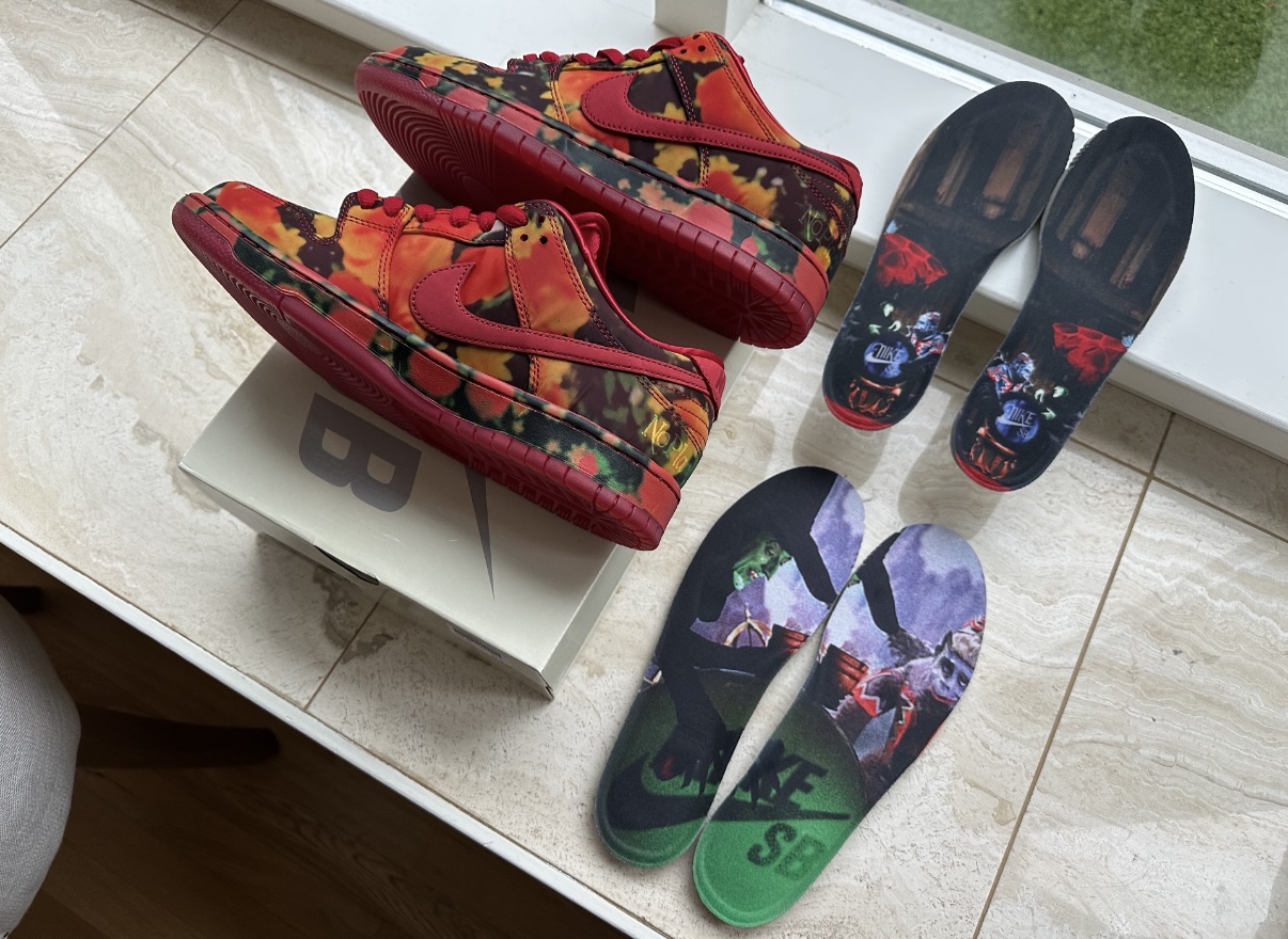 PK God Batch Nike SB Dunk Low Poppy Field ×The Wizard of Oz FZ1291-600 review Bryan Quinones