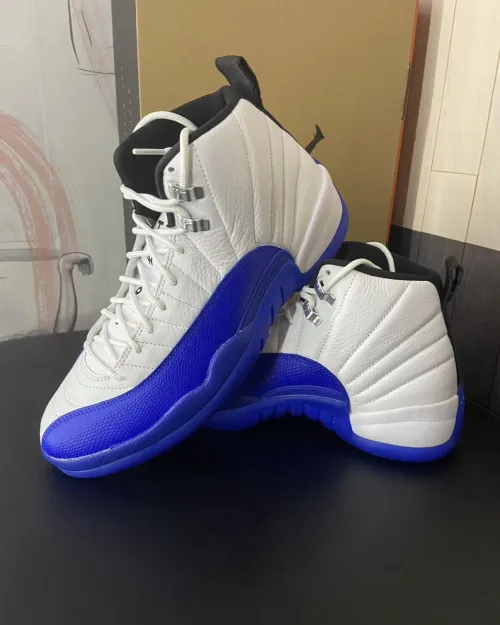 PK God Batch Air Jordan 12 Blueberry CT8013-140 review 