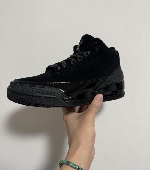 PK God Batch Air Jordan 3 Retro 'Black Cat' CT8532-001 review 