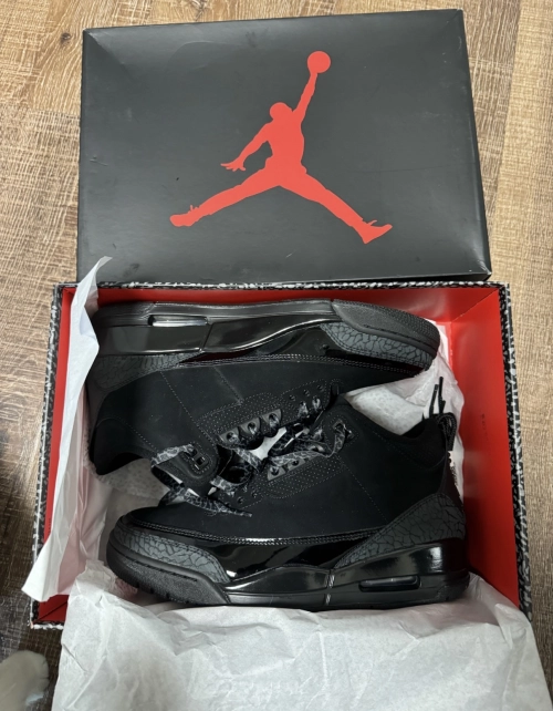 PK God Batch Air Jordan 3 Retro 'Black Cat' CT8532-001 review 