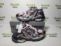Balenciaga Runner Sneaker White Wine Red 677403 W3RB3 9069 review Mikel 04