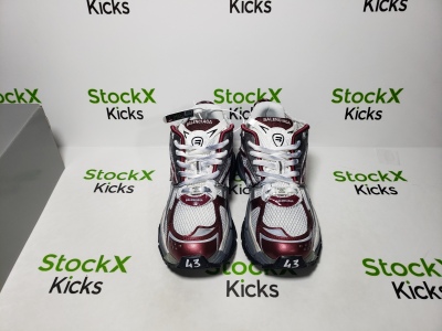 Balenciaga Runner Sneaker White Wine Red 677403 W3RB3 9069 review Mikel 04