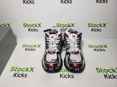 Balenciaga Runner Sneaker White Wine Red 677403 W3RB3 9069 review Mikel 04