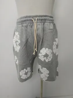 Denim Tears The Cotton Wreath Shorts Grey review Lilly 01