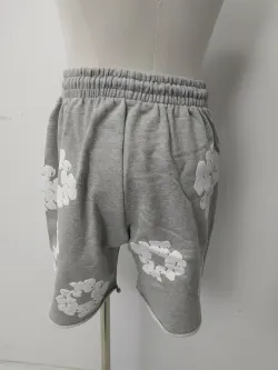 Denim Tears The Cotton Wreath Shorts Grey review Lilly 03