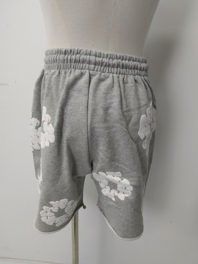 Denim Tears The Cotton Wreath Shorts Grey review Lilly 02