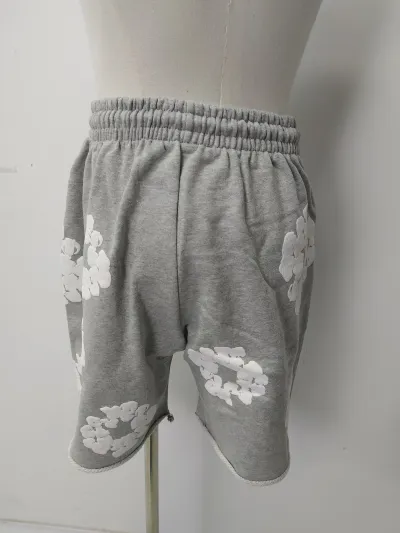 Denim Tears The Cotton Wreath Shorts Grey review Lilly 02
