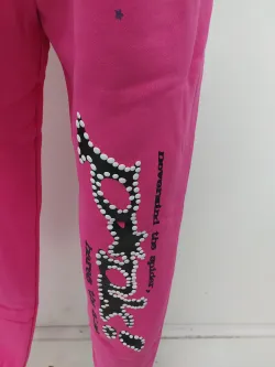 Sp5der pink tracksuit suit review stockxkicks 01