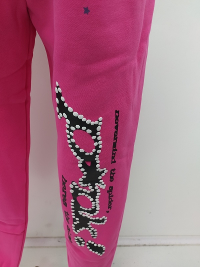Sp5der pink tracksuit suit review stockxkicks 00