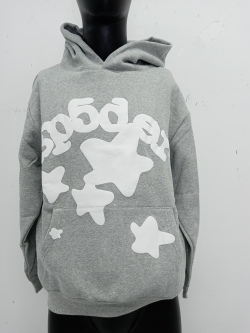 Sp5der Beluga Hoodie Heather Grey YZ EG915 review Kyrie 01