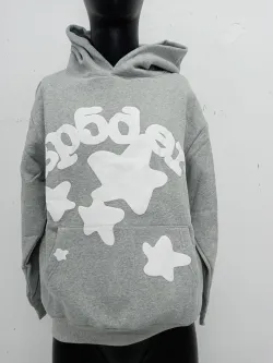 Sp5der Beluga Hoodie Heather Grey YZ EG915 review Kyrie 01